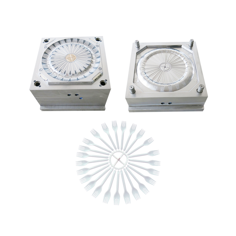 Newly Designed Disposable 24 Cavities Small Plastic Fork Mould
