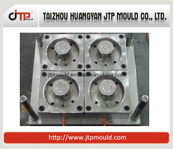 4 Cavities Round Plastic Food Container Mould