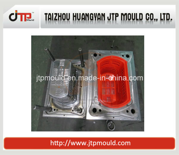 Single - Cavity Plastic Basket Cold - Runner Injection Mold with Excellent Design