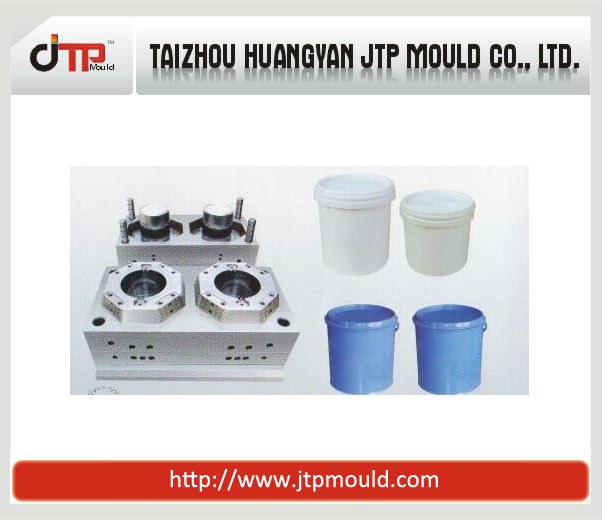 Huangyan 2 Cavities Paint Bucket Mould Injection Moulding