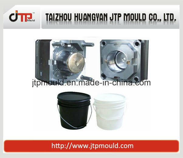 Plastic Injection 2 Cavity, Multi-purpose, Wear - Resistant Plastic Paint Bucket Mold