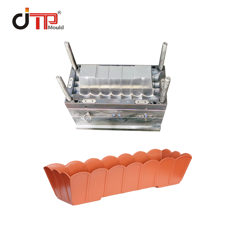 Rectangular Shape Without Tray Plastic Flower Pot Mould