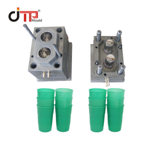2 Cavities PP Material Plastic Injection Water Cup Mould