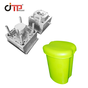 China Household Product Injection PP Apple Shaped Plastic Dustbin Lid Mould
