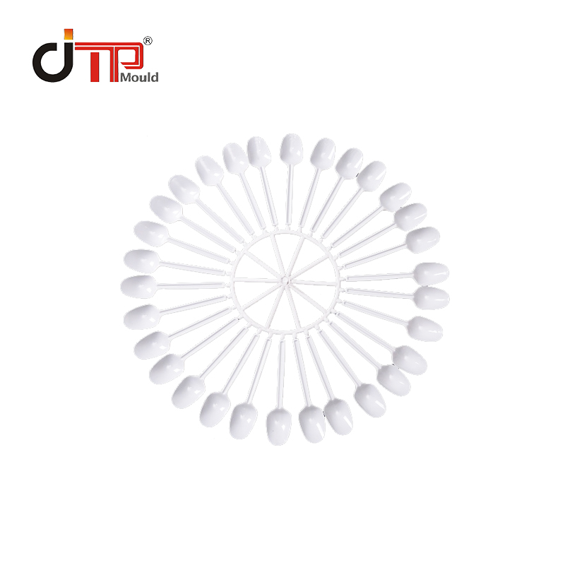 30 Cavities PP ,PS Material 1 Point Hot Runner Disposable Plastic Injection Spoon Mould