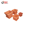 HDPE Material High Glossy Square Plastic Injection Flower Pot Mould