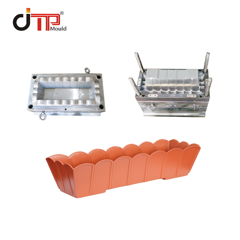 Rectangular Shape Without Tray Plastic Flower Pot Mould