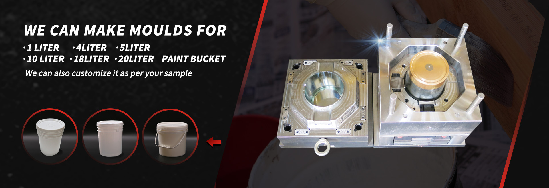 moulds for paint bucket
