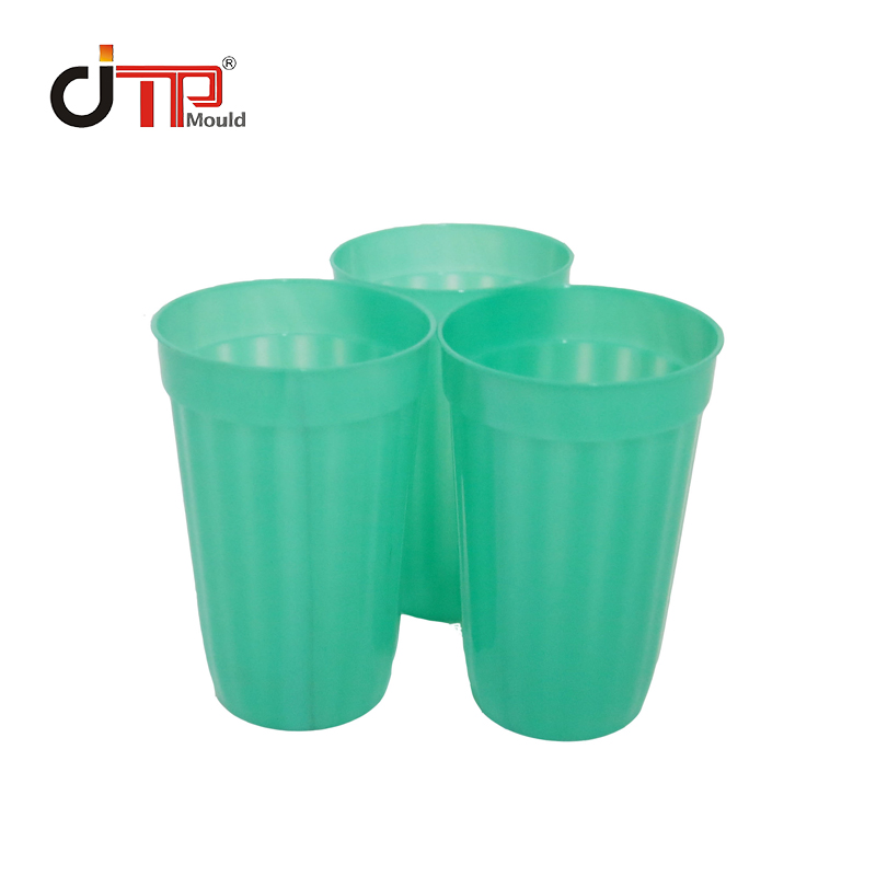 2 Cavities PP Material Plastic Injection Water Cup Mould