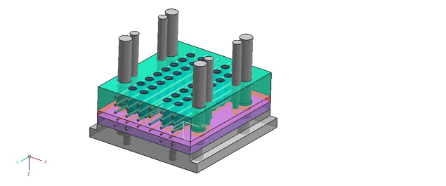 multi-cavity plastic medical mould