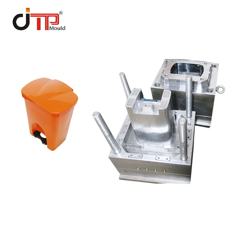 Household Plastic Pedal Dustbin Injection Mould