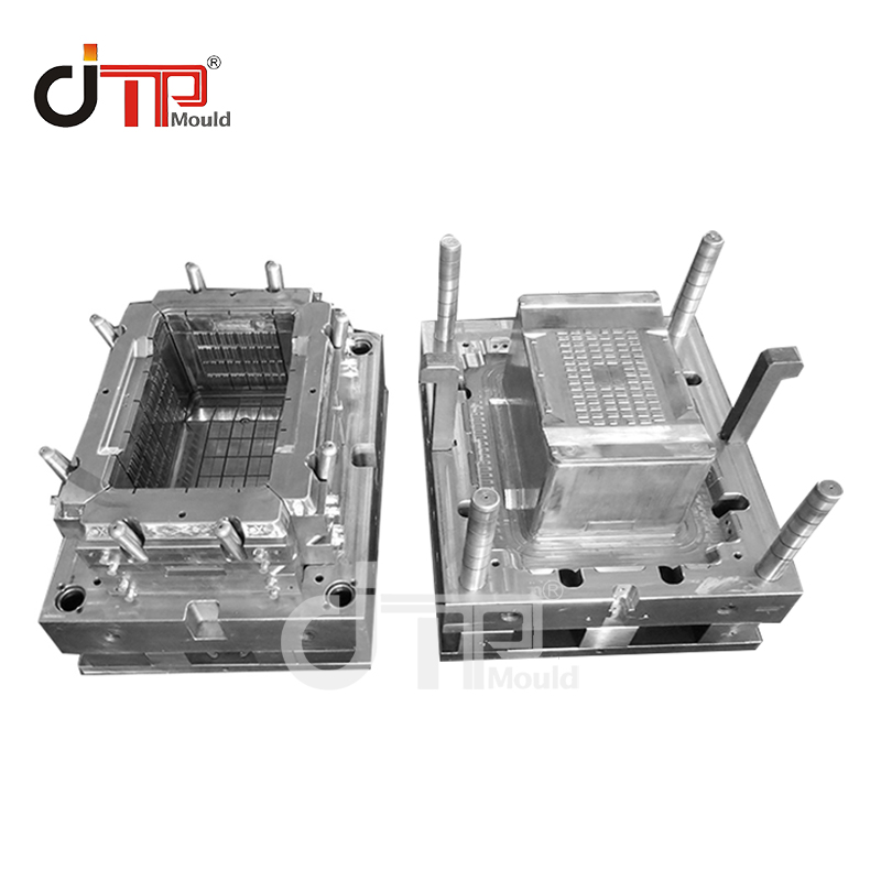 High Gloss Cavity Mold Durable P20 Plastic Injection Durable Fruit Crate Mould