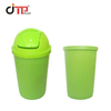 Customized High Quality Plastic Injection Dustbin with Flip Top Cap Mould 