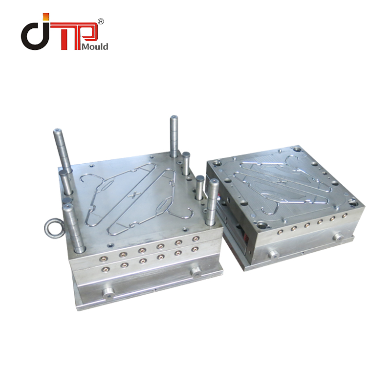 High precision Custom molding 3D/2D Design 2 Cavity Color Plastic Hanger Mold